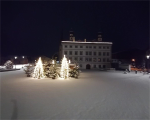 Winterfoto Schloss Fügen